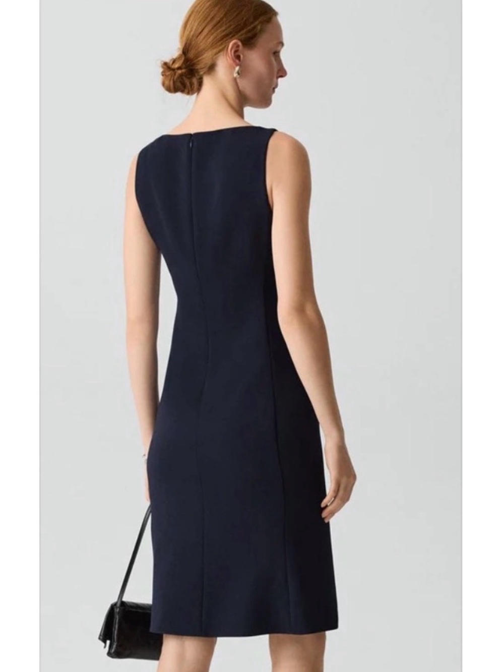 Flared Dress in Admiral Crepe